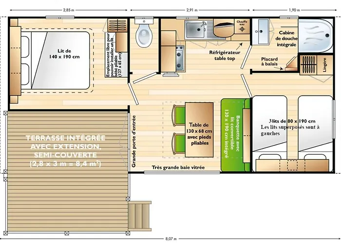 Mh-maufay -- Mobil-home -- Puy Du Fou - 30 Min シャレー *